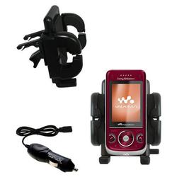 Gomadic Sony Ericsson w760c Auto Vent Holder with Car Charger - Uses TipExchange