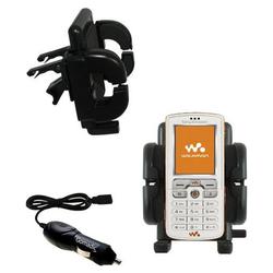 Gomadic Sony Ericsson w800c Auto Vent Holder with Car Charger - Uses TipExchange