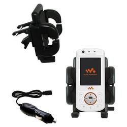 Gomadic Sony Ericsson w900c Auto Vent Holder with Car Charger - Uses TipExchange