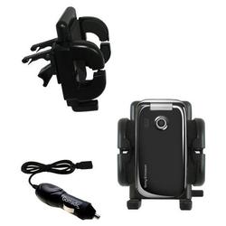 Gomadic Sony Ericsson z610i Auto Vent Holder with Car Charger - Uses TipExchange
