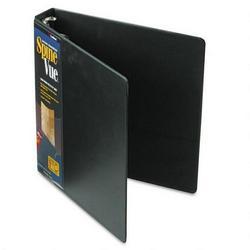 Cardinal Brands Inc. SpineVue® Round Ring View Binder, 1 1/2 Capacity, Black