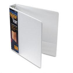 Cardinal Brands Inc. SpineVue® Round Ring View Binder, 1 1/2 Capacity, White