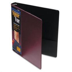 Cardinal Brands Inc. SpineVue® Round Ring View Binder, 1 Capacity, Maroon