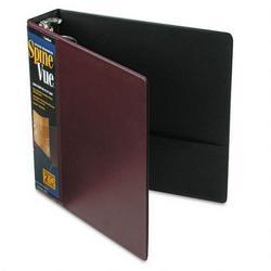 Cardinal Brands Inc. SpineVue® Round Ring View Binder, 2 Capacity, Maroon