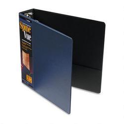 Cardinal Brands Inc. SpineVue® Round Ring View Binder, 2 Capacity, Navy