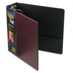 Cardinal Brands Inc. SpineVue® Round Ring View Binder, 3 Capacity, Maroon