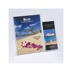 Deflecto Corporation Superior Image® 8 1/2 x 11 Sign Holder with 4 Wide Side Literature Pocket