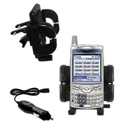 Gomadic T-Mobile Treo 650 Auto Vent Holder with Car Charger - Uses TipExchange