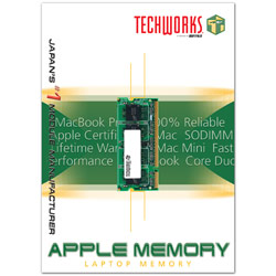 Buffalo Technology TechWorks by Buffalo 1GB DDR2 SODIMM PC2-5300 Unbuffered Non ECC