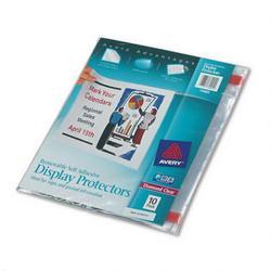 Avery-Dennison Top Loading Display Sheet Protectors for 11 x 8 1/2 Inserts, 10/Pack