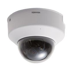 TOSHIBA - IMAGING SYSTEMS Toshiba IK-WD01A Mini Dome IP Network Camera - White - Color - CMOS - Cable