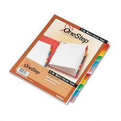 Cardinal Brands Inc. Traditional OneStep® Index System, Copier/Printer, Multicolor Tabs 1 31, 1 Set