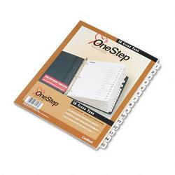 Cardinal Brands Inc. Traditional OneStep® Index System, Copier/Printer, White Tabs 1 15, 1 Set