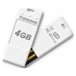 TRANSCEND INFORMATION Transcend 4GB JetFlash T3 USB 2.0 Flash Drive - 4 GB - USB - External (TS4GJFT3W)