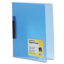Avery-Dennison Translucent Report Cover with Swing Clip, 25 Sheet Capacity, Blue