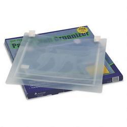 Advantus Corporation Transparent 3 Pocket Panel Wall Organizers, Polypropylene, Letter Size, 3/Box