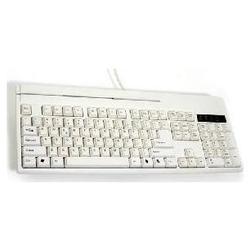 UNITECH AMERICA Unitech KP3700-T2PWE Programmable POS Keyboards - PS/2 - 104 Keys - White