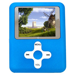 Visual Land V-Bop 4GB MP3/MP4/MicroSD/FM/V Blue