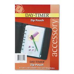 Daytimer/Acco Brands Inc. Vinyl Zip Pouch for Desk Size Looseleaf Planners, 1/Pack