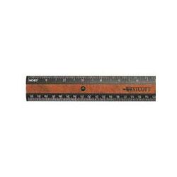 Acme United Corporation Westcott® 12 Plastic Ruler, 1/16 Imperial and Metric Scales