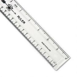 Acme United Corporation Westcott® Shatterproof Plastic Ruler, 12 Long, Transparent