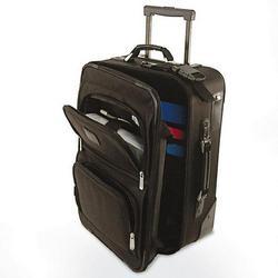 Bond Street Ltd Wheeled Laptop Computer/Carry On Case, Ballistic Nylon, Black