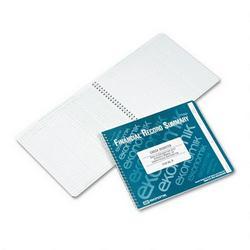 Ekonomik Systems Wirebound Form R Check Register with o Distribution/Itemization Columns, 8 3/4x10