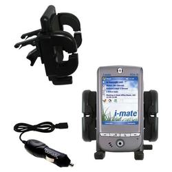Gomadic i-Mate PDA-N PPC Auto Vent Holder with Car Charger - Uses TipExchange