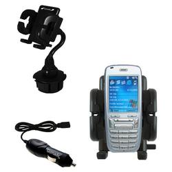 Gomadic i-Mate SP3 Auto Cup Holder with Car Charger - Uses TipExchange