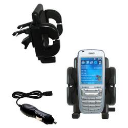 Gomadic i-Mate SP3 Auto Vent Holder with Car Charger - Uses TipExchange
