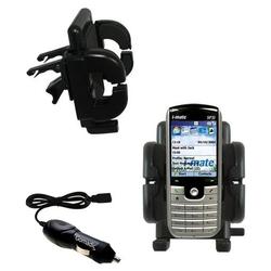 Gomadic i-Mate SP3i Auto Vent Holder with Car Charger - Uses TipExchange