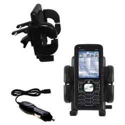 Gomadic i-Mate SPL Auto Vent Holder with Car Charger - Uses TipExchange
