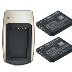 Eforcity 2 BATTERY / CHARGER FOR KODAK KLIC-7004 V1073 V1273 M1033