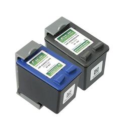 Eforcity 2-Pack HP 56 / 57 (C6656AN / C6657AN) Remanufactured Black & TriColor Ink Set