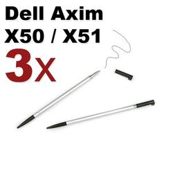 Eforcity 3-Pack Stylus for Dell Axim x50 / x50V / X51 / X51V / Ball Point Pen