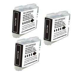 Eforcity 3Pk LC-51 BLACK Ink Toner for Brother MFC-240C 3360C LC51BK