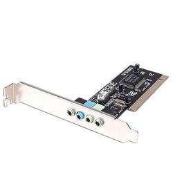 Genica 4.1-Channel Crystal CS4281 PCI Sound Card w/Standard & Low Profile PCI Bracket