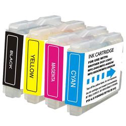 Eforcity 4PK PRINTER iNK LC51 LC-51 For BROTHER MFC-240C 440CN