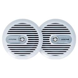 Alpine ALPINE Type-S SPS-M600 Coaxial Marine Speaker - 2-way Speaker - 30W (RMS) / 100W (PMPO)