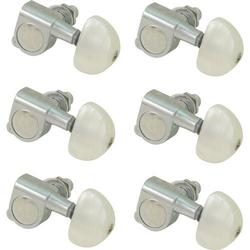 New York Pro AP016P Set of 6 Chrome Machine Heads