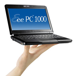 ASUS - EEEPC ASUS Eee PC 1000H-BLK066X Netbook Intel Atom N270 1.6GHz, 1GB, 160GB HDD, 10 WSVGA, 802.11b/g/n, Bluetooth, Webcam, Windows XP Home (Fine Ebony)