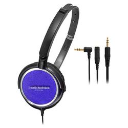 Audio Technica AUDIO TECHNICA PORTABLE HEADPHONES BLUE NIC