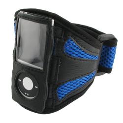 Eforcity Airmesh Armband for iPod Gen4 Nano, Dark Blue by Eforcity