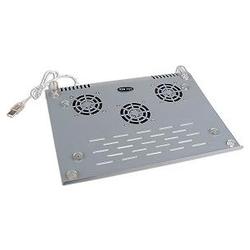 Genica Aluminum Notebook Cooler Pad w/3 60mm Fans (Gray)