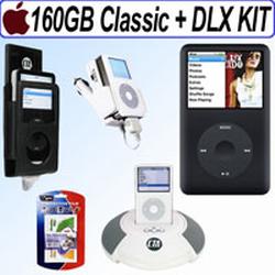 Apple 160GB iPod classic Black + Deluxe Accessory Kit