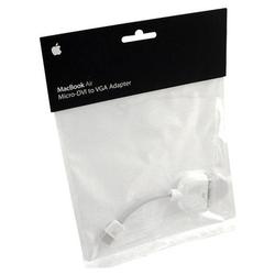 Apple Micro-DVI to VGA Adapter - Micro-DVI Male to 15-pin D-Sub (HD-15) Male