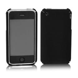 BoxWave Corporation Apple iPhone 3G Slim Rubberized Half Shell (Jet Black (Smooth))