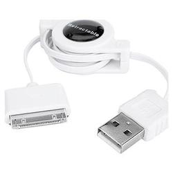IGM Apple iPod Nano-Chromatic 4th Gen Car Charger + Retractable USB Data Cable