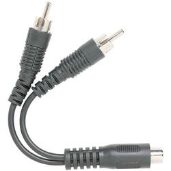 Arista 18-003 Y Adapter - 2 RCA Male to 1 RCA Female