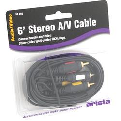 Arista 58-285 Composite Video and Stereo Audio Cable